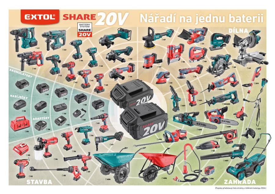 Taille-haie sans fil SHARE20V, 474 mm, batterie et chargeur non inclus - Image 9