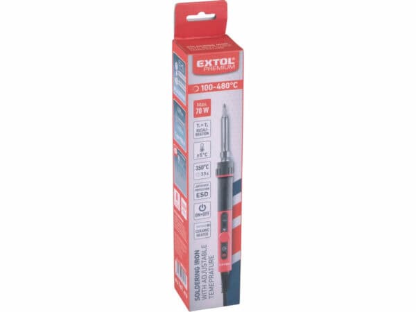 Lötkolben mit Temperaturregelung und Kalibrierung, 70 W