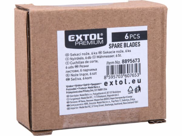 Replacement Cutting Blades, 6 pcs