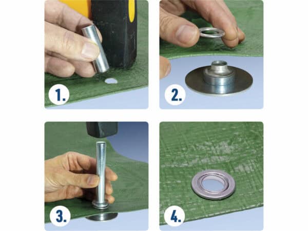 Punches for Eyelet Installation, 3-Piece Set